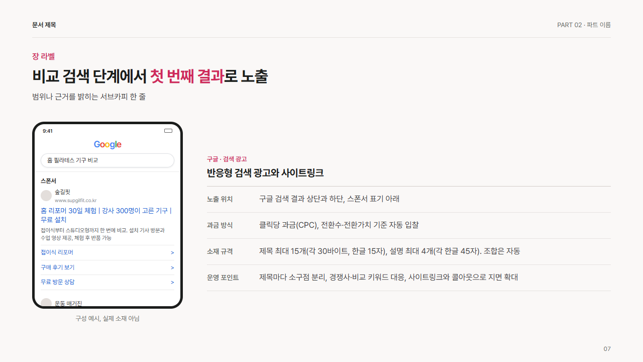 구글 반응형 검색 광고(모바일)