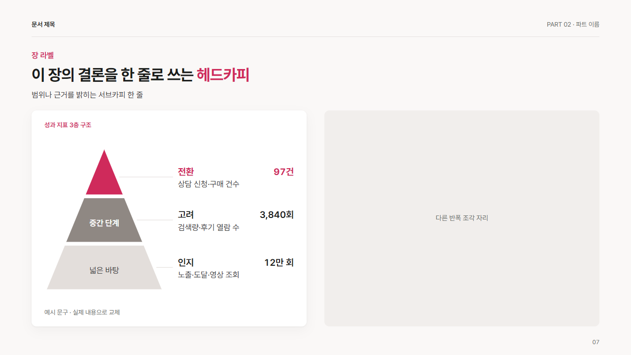 반폭 · 피라미드 3층